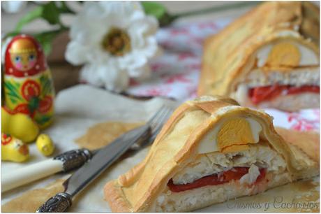 Kulibiak o Pastel de pescado Ruso, 41º Desafío en la Cocina Kulibiak o Pastel de pescado Ruso, 41º Desafío en la Cocina