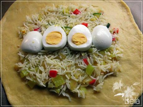 Kulibiak de salmón Kulibiak de salmón