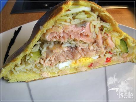 Kulibiak de salmón Kulibiak de salmón