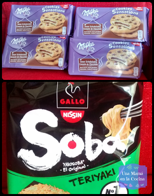 Milka Cookies Sensation y YakiSoba de Gallo