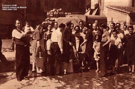 Fototeca: De cuando los madrileños quedaron sin agua. Madrid, 1936