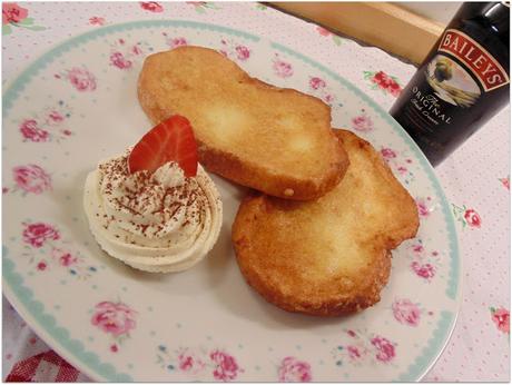 Torrijas a la crema irlandesa