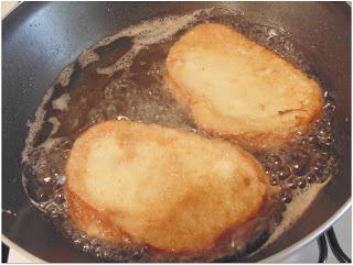 Torrijas a la crema irlandesa