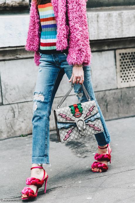 PFW-Paris_Fashion_Week_Fall_2016-Street_Style-Collage_Vintage-Chiara_Ferragni-Pink_Sandals-Gucci_Bag-1