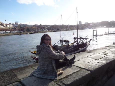 Wool coat & leather Wool coat & leather