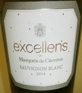 Excellens Sauvignon Blanc 2014, de Marqués de Cáceres