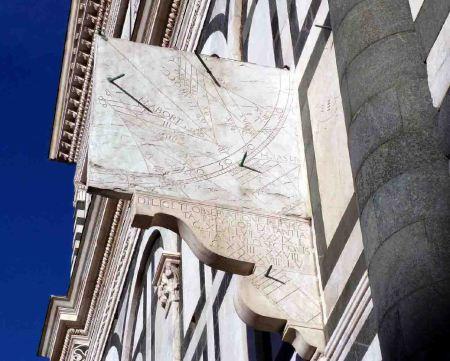 La fachada solar de Santa Maria Novella en Florencia SM Novella Reloj múltiple