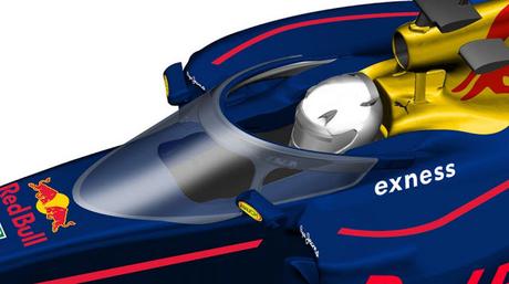 Red Bull propone una nueva solución para proteger la cabeza del piloto cerrando el cockpit - Alternativa al Halo de Mercedes