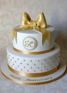 pasteles de aniversario de bodas de oro