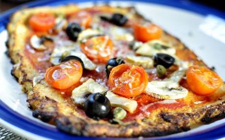 Pizza con base de coliflor sin glutén (#ColorYSabor) pizza-con-base-de-coliflor-12