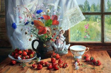 Pintores que pintan flores y frutas Pintores que pintan flores y frutas