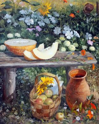 Pintores que pintan flores y frutas Pintores que pintan flores y frutas