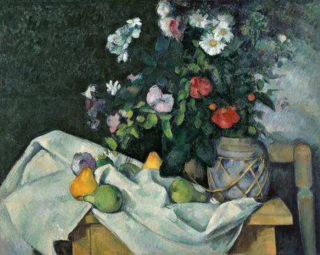 Pintores que pintan flores y frutas cezanne2