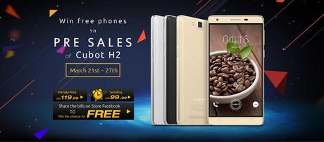 Preventa del Cubot H2, entérate de cómo conseguirlo Cubot H2