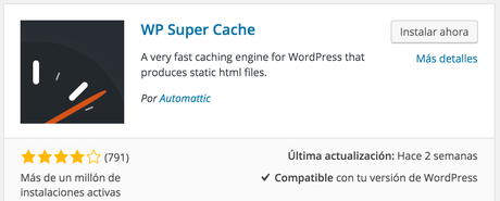 Solucionar problemas de activación e instalación de WP SuperCache en WordPress Solucionar problemas de activación e instalación de WP SuperCache en WordPress