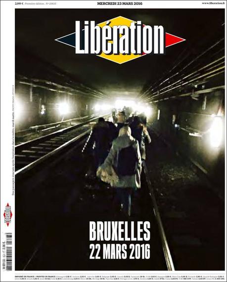 Tragedia en Bruselas: Las portadas del horror y el dolor Tragedia en Bruselas: Las portadas del horror y el dolor