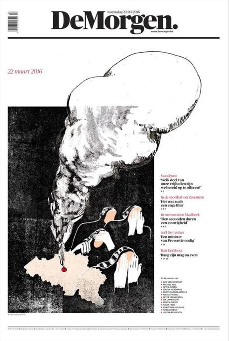 Tragedia en Bruselas: Las portadas del horror y el dolor Tragedia en Bruselas: Las portadas del horror y el dolor