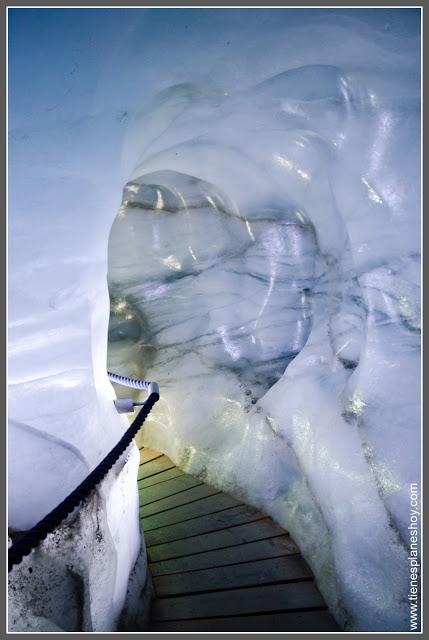Cueva de hielo Glaciar de Stubai (Eisgrotte Austria)