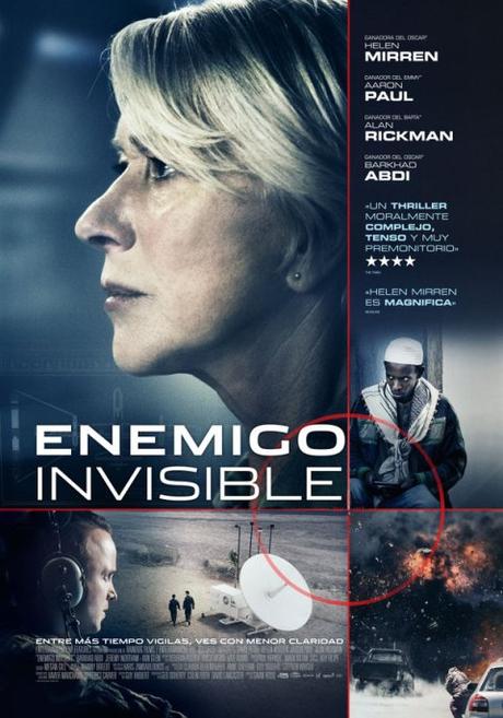 Afiche y tráiler de #EnemigoInvisible, cinta póstuma de #AlanRickman. Estreno en Chile,7 de Abril