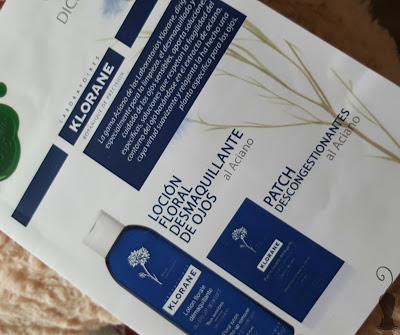 Klorane : Desmaquillante y Patchs al Aciano Klorane : Desmaquillante y Patchs al Aciano