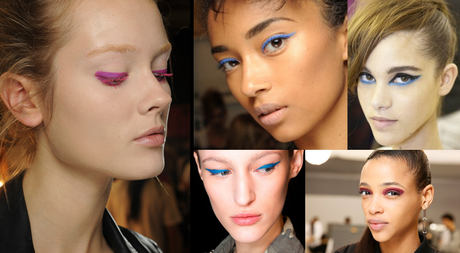 Tendencias de maquillaje para esta primavera-verano 2016 Eye liner de color tendencia 2016