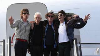 The Rolling Stones aterrizan en tierra cubana