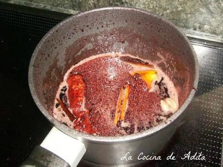 Peras al vino tinto Peras al vino tinto