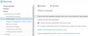 Activar Otros correos en Outlook Activar Otros correos en Outlook