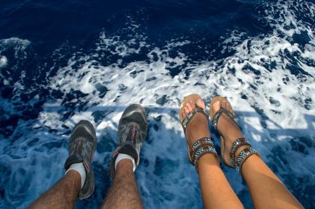 El paseo en barco, inmejorable forma de disfrutar Santorini