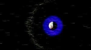 Plutón y los iones del viento solar