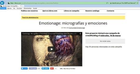 EMOTIONAGE LLEVA LA EMOCIÓN AL PAPEL Captura Pagina CAMPAÑA