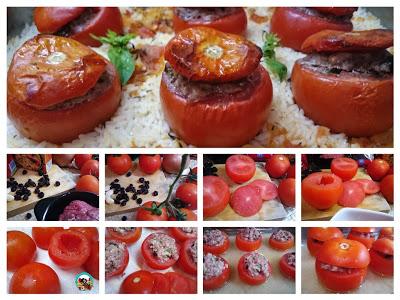 Tomates rellenos de carne Tomates rellenos de carne