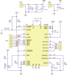 Arduino Tutorial 21. Control de un motor paso a paso por medio de un pololu A4988