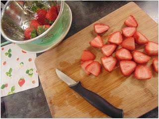 Panna cotta de fresas caramelizadas