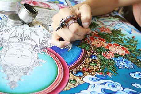 El Thangka Chenrezig El Thangka Chenrezig