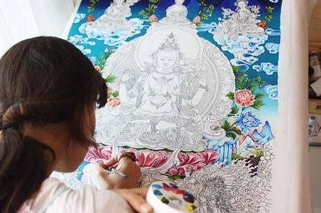 El Thangka Chenrezig El Thangka Chenrezig