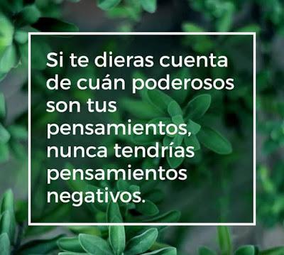 EL PODER DE TUS PENSAMIENTOS DETERMINA TU VIDA !!