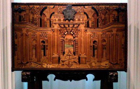 Dos escritorios del Lázaro Galdiano en Madrid escritorio-aleman Lazaro