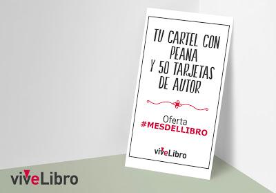 El cartel de tu libro y 50 tarjetas de autor gratis con nuestra oferta #MesDelLibro