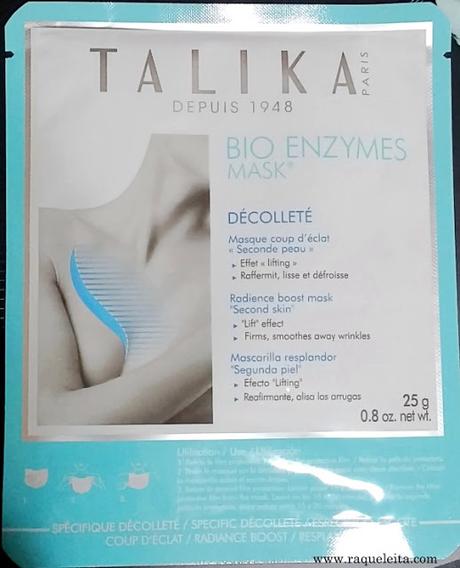 Bio Enzymes Mask Escote, La Primera Máscara en Biocelulosa para el Escote de Talika