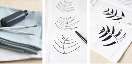 DIY: Personaliza la decoración de tus manteles y servilletas DIY: Personaliza la decoración de tus manteles y servilletas