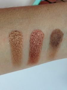 sombras nabla cosmetics: glitz, rust, wild side