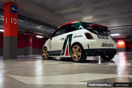 Abarth 595 Alitalia. Tributo a un grande Abarth 595 Alitalia. Tributo a un grande