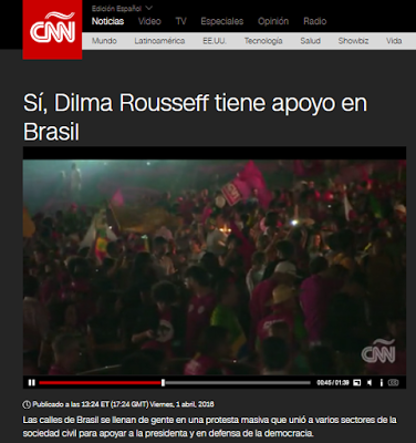 CNN descobriu o apoio do Brasil a Dilma