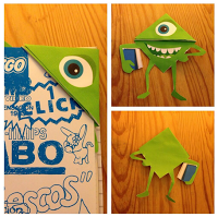 Marcapáginas del personaje Mike Wazowski, uno de los prot...