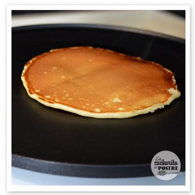 TORTITAS AMERICANAS CON CHIPS DE CHOCOLATE / PANCAKES WITH CHOCOLATE CHIPS