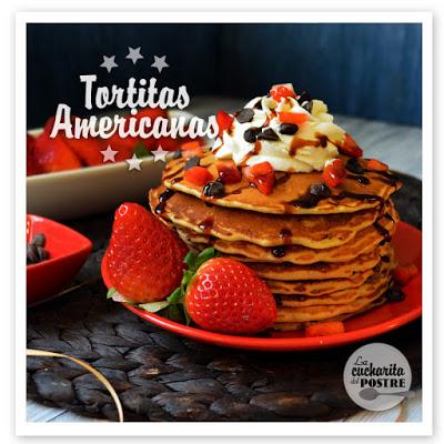 TORTITAS AMERICANAS CON CHIPS DE CHOCOLATE / PANCAKES WITH CHOCOLATE CHIPS