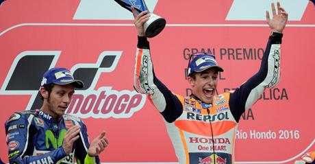 MotoGP 2016, Gran Premio de Argentina: Primera victoria de Márquez en una carrera accidentada.