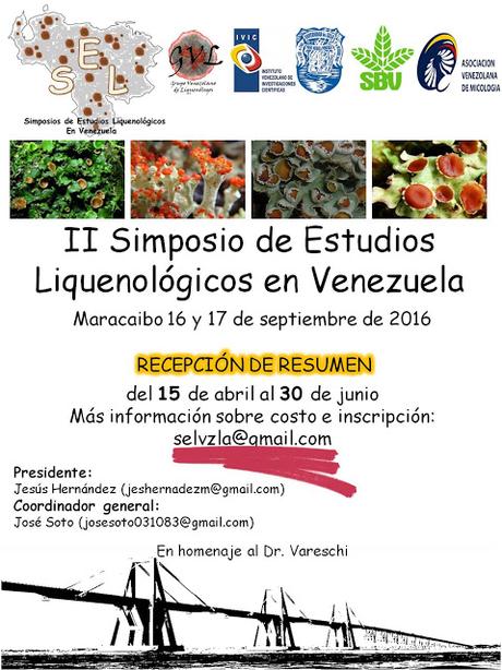 II Simposio de Estudios Liquenológicos de Venezuela, Maracaibo 2016