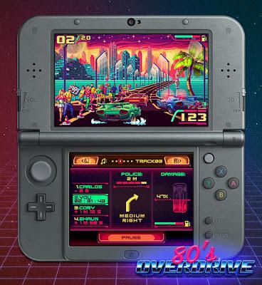 80's Overdrive es el juego de carreras que esperabas para tu 3DS 80's Overdrive es el juego de carreras que esperabas para tu 3DS